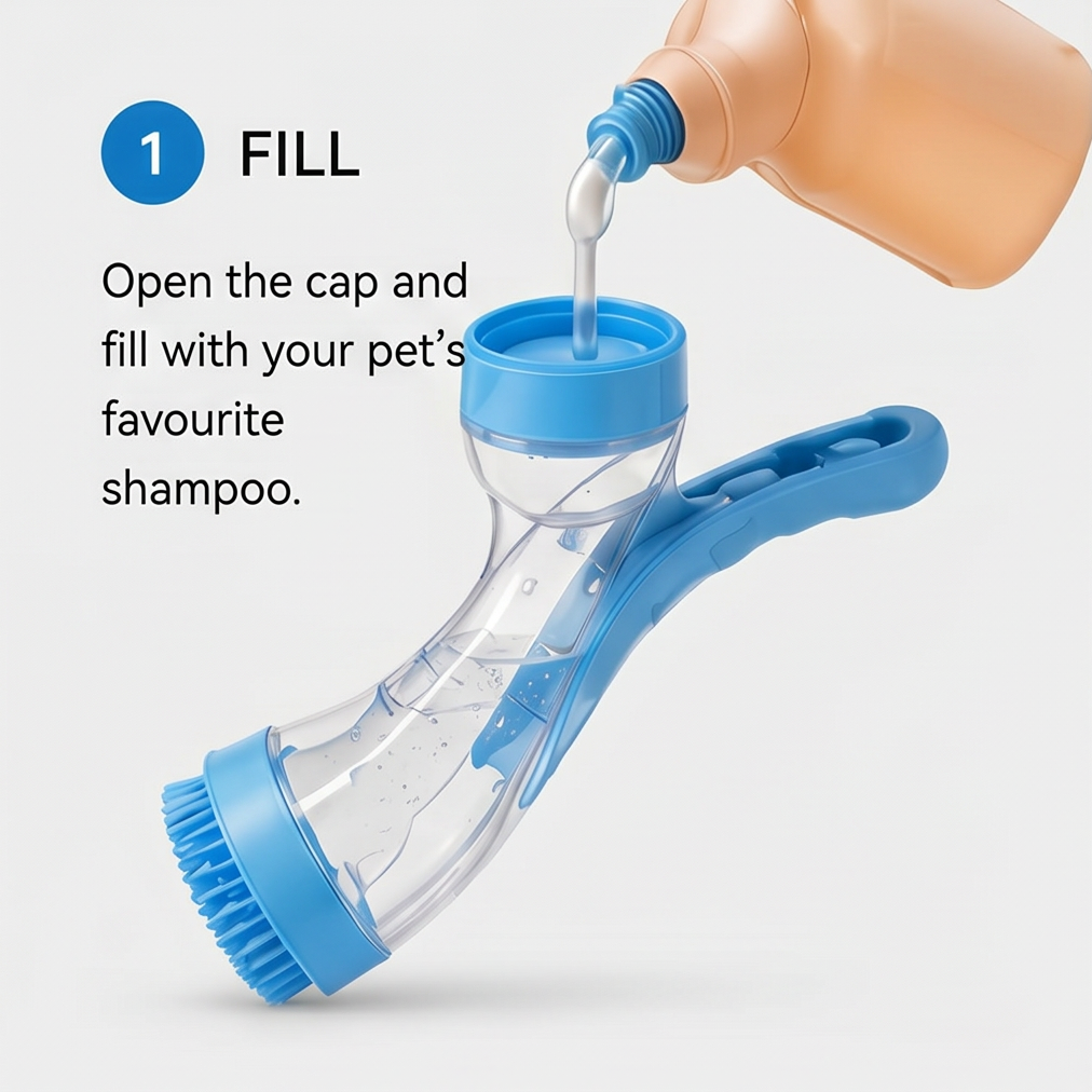 PawSpa™ Bath Brush 🐶🛁 — Massage, Clean & Pamper in One