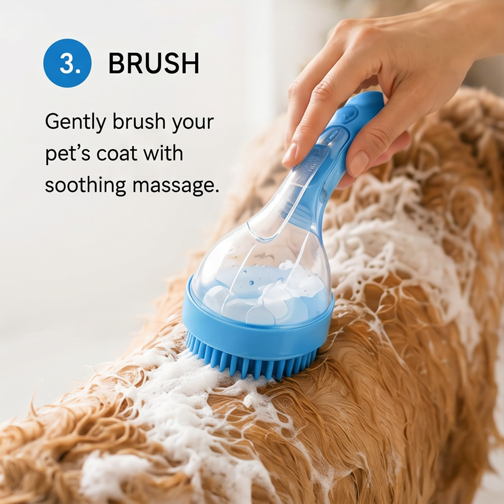 PawSpa™ Bath Brush 🐶🛁 — Massage, Clean & Pamper in One