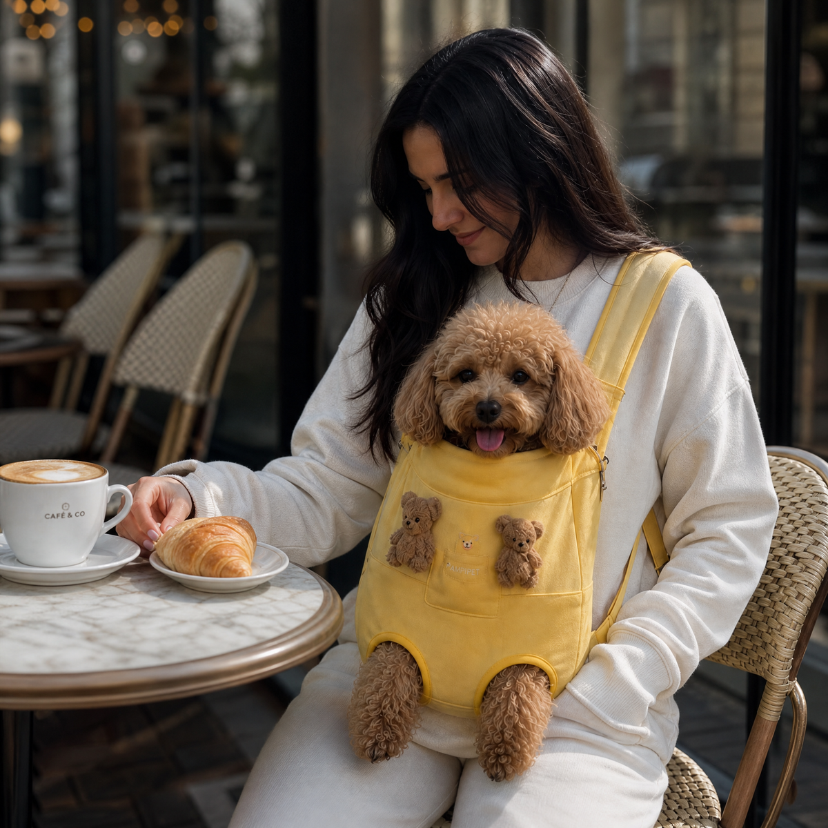 PawSnug™ – Hands-Free Chest Carrier for Pets 🐶