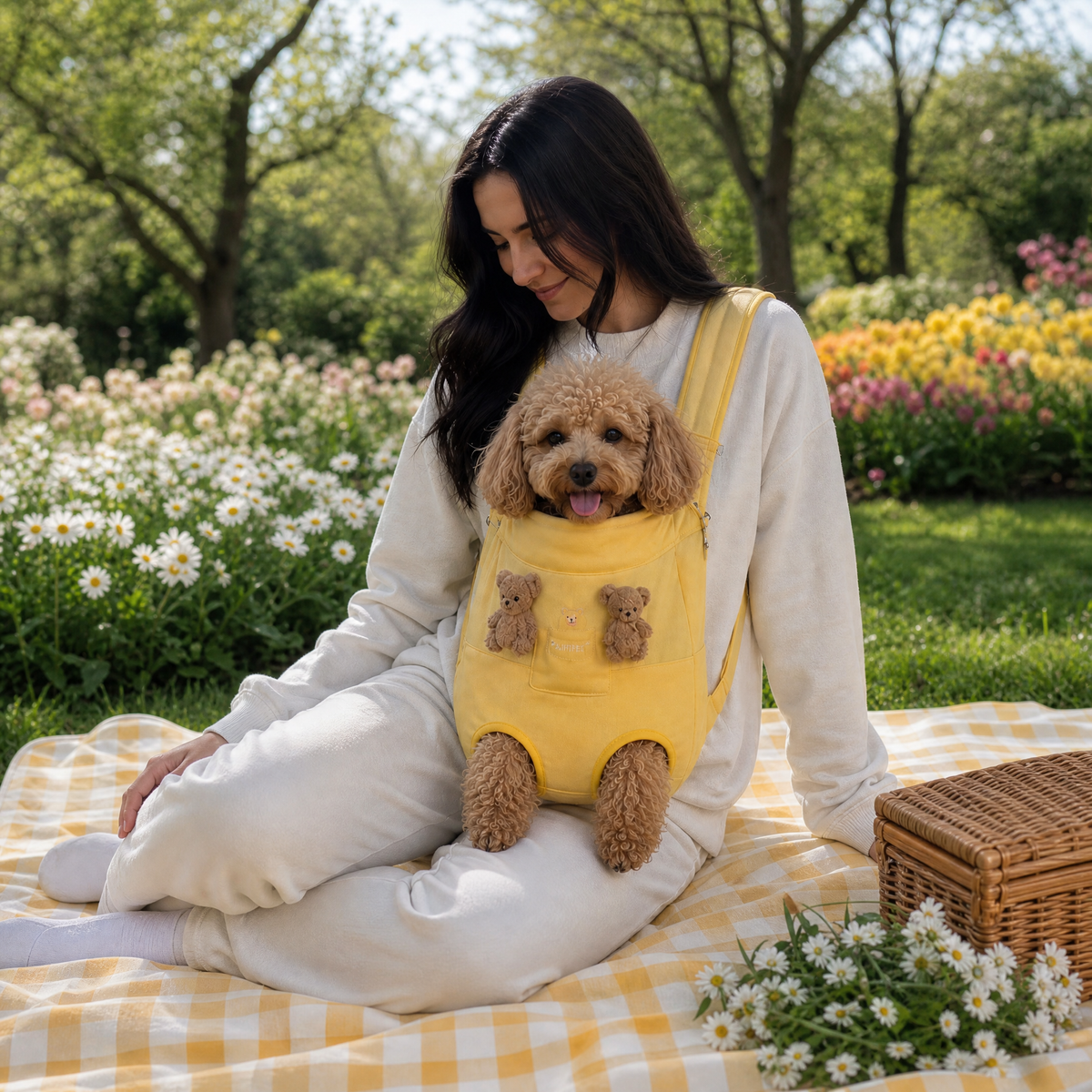 PawSnug™ – Hands-Free Chest Carrier for Pets 🐶