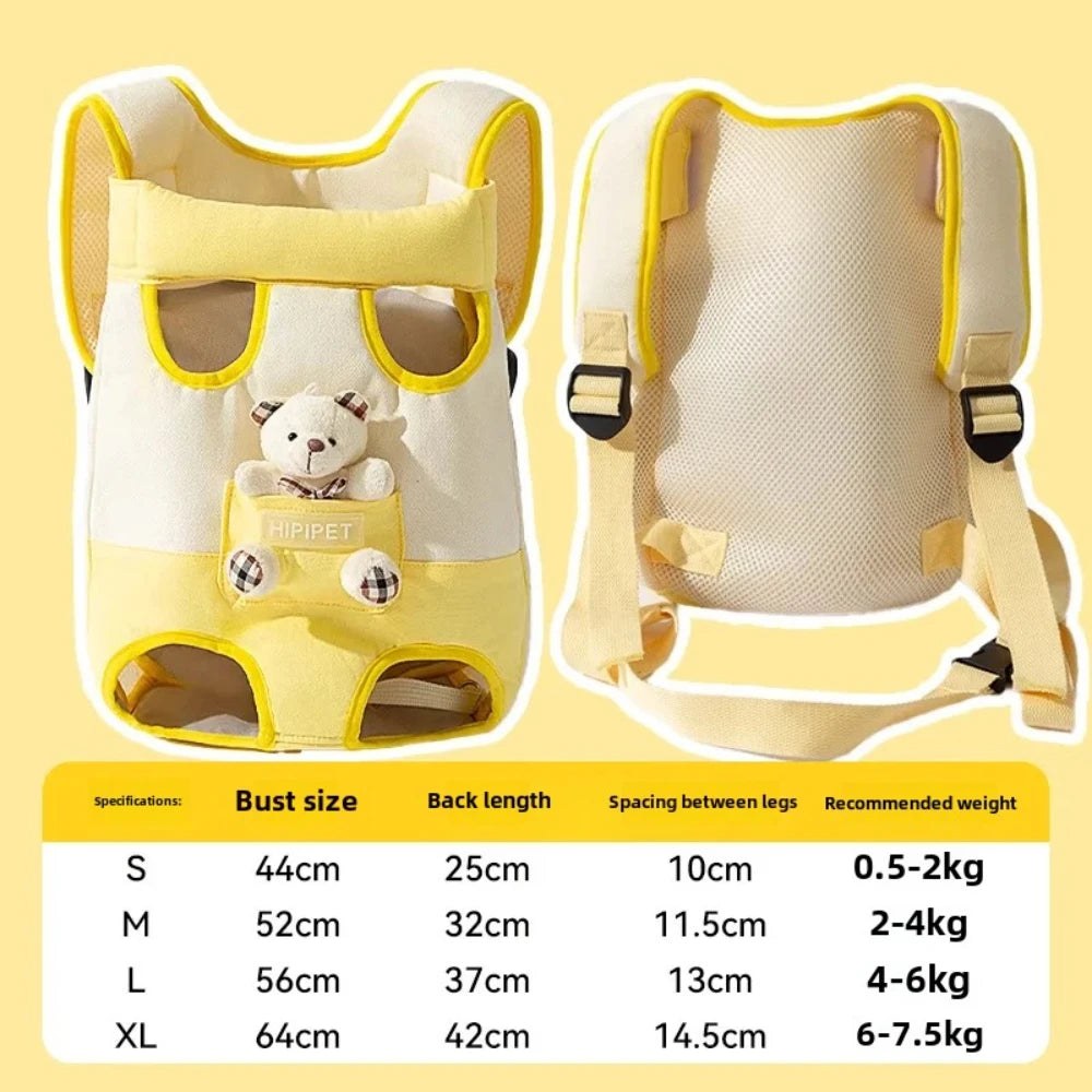 PawSnug™ – Hands-Free Chest Carrier for Pets 🐶